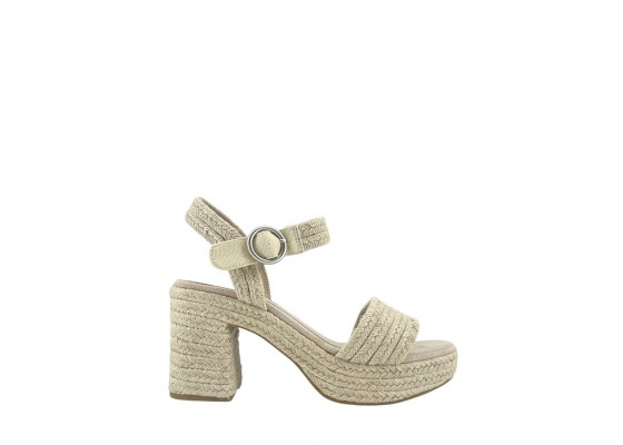 Sandalia Cuña Plataforma Yute